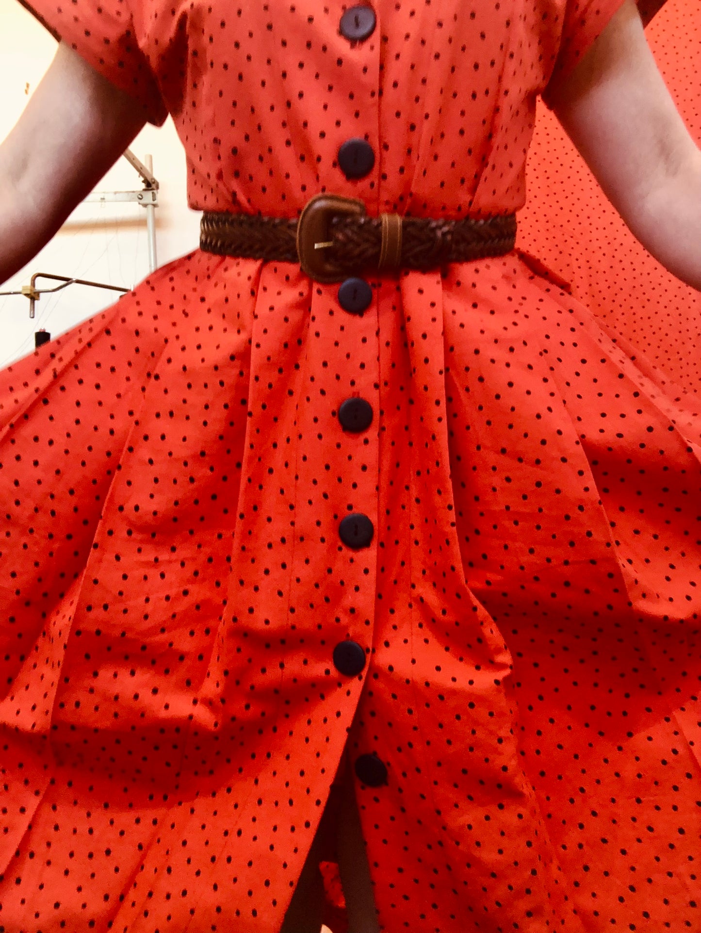 City in the Sun Dress - Red and Black