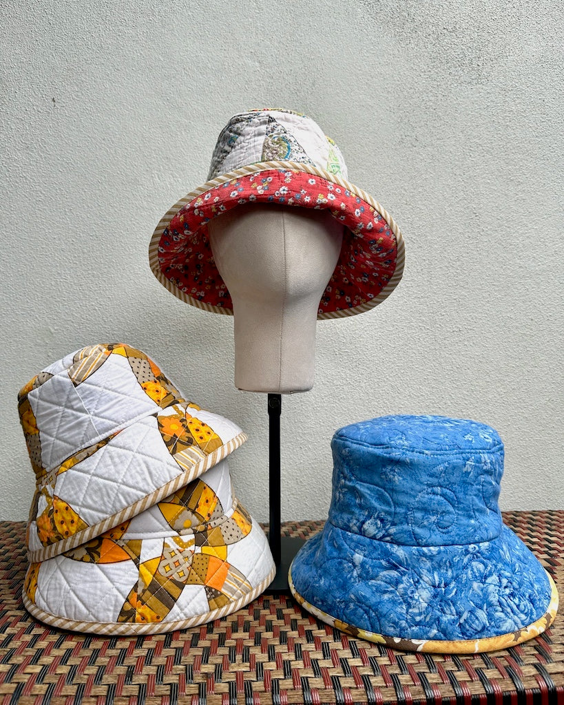 Tutti Frutti Quilted Patchwork Bucket Hat