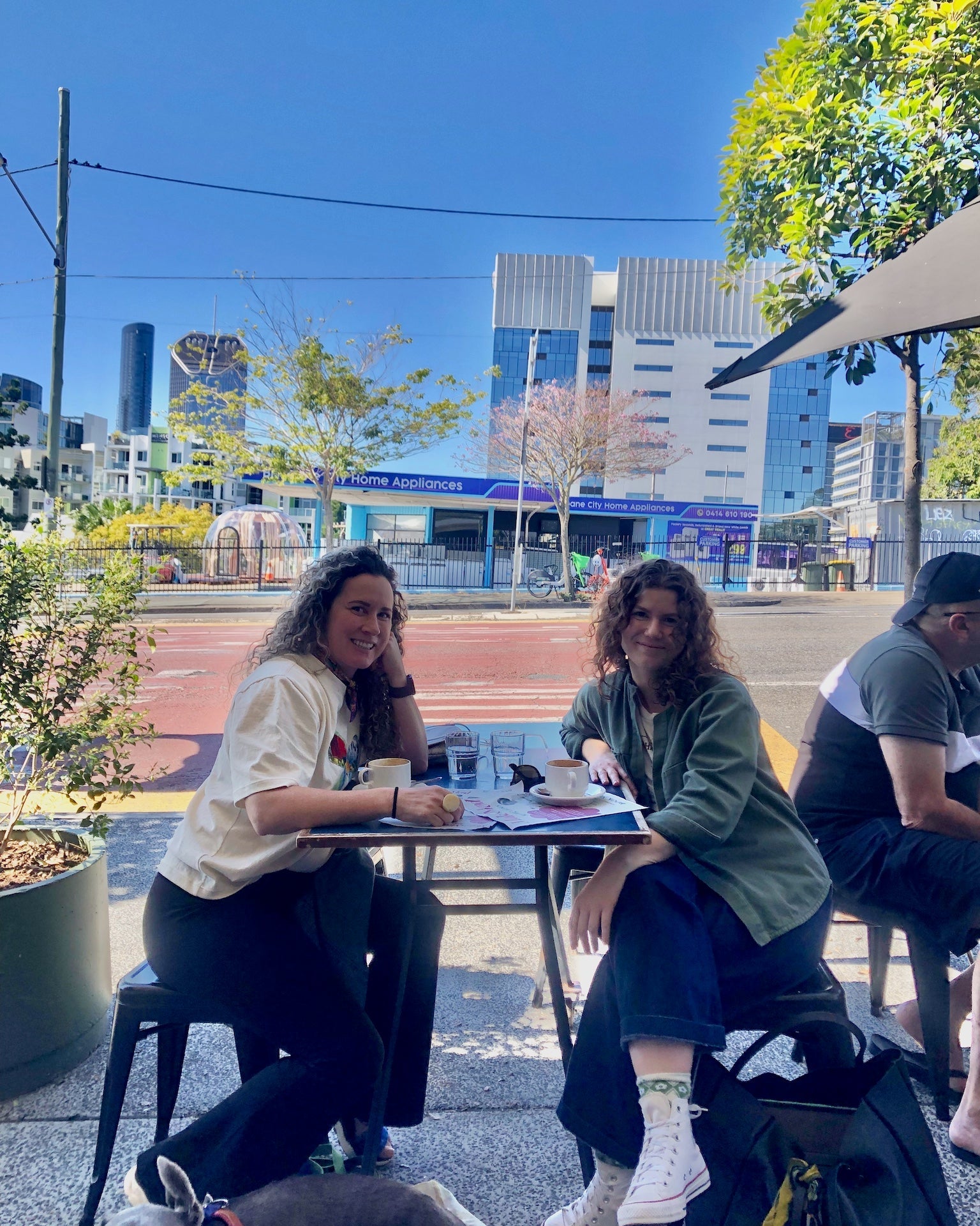Sewing instructors planning a sewing workshop in West End Brisbane