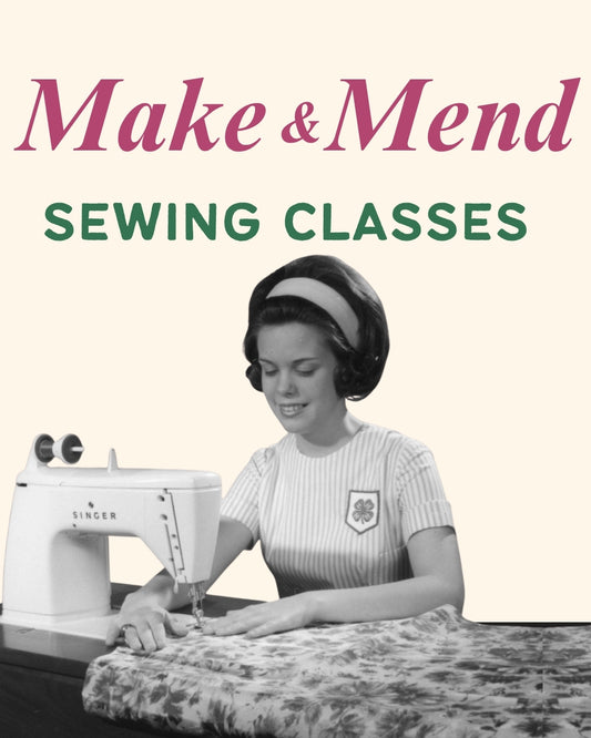 Make and Mend group sewing classes - Beginners to Intermediate
