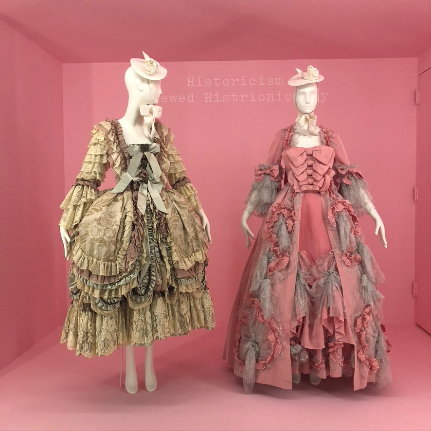 The met gala exhibition Camp dresses