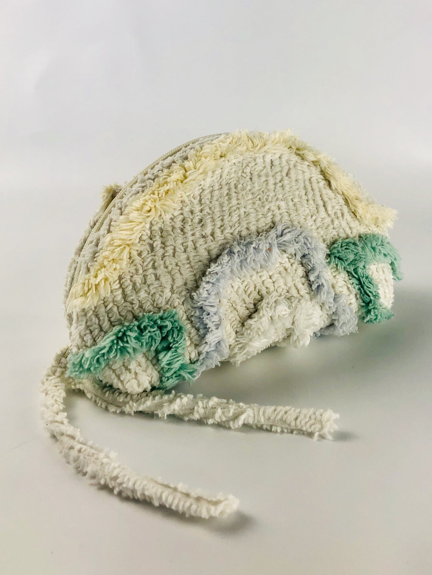 Small chenille make up bag handmade in Brisbane